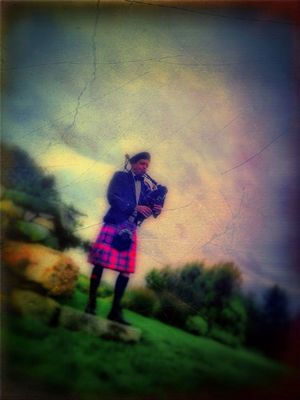bag Pipes by Paul Toussaint