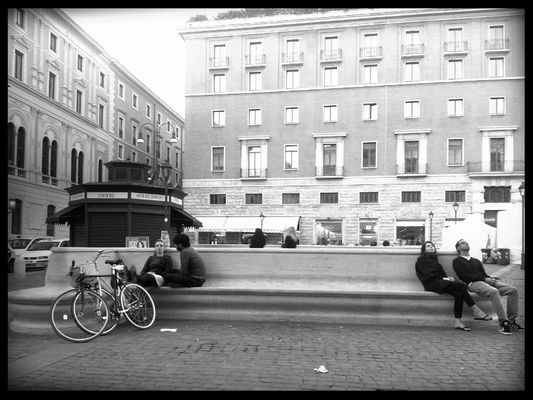 streetphotography at Piazza San Silvestro by andreas.xavier