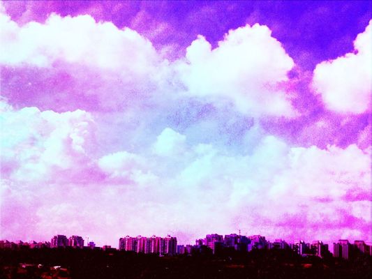 sky at tel aviv by Shosh Blum