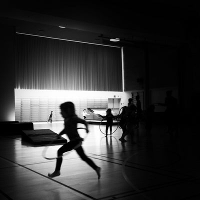 gymnastics at Ørestad Skole by Gitte Stark