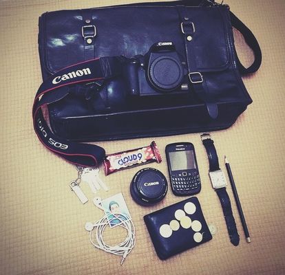 what's in my bag  in Kuala Lumpur by Farizrahman