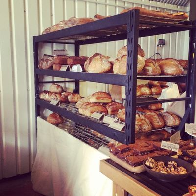 fresh bread at E5 Bakehouse by Laura Lloyd