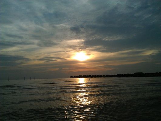 clouds and sky at Bagan Lalang Beach by Nurlaili Sujak