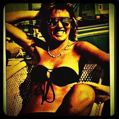 Striking a pose at @back in the day - maybe 18 yrs old???!! long ago by Kathy Willis Greer