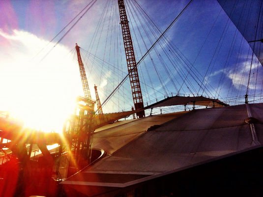 sunset at The O2 Arena by Yarsu
