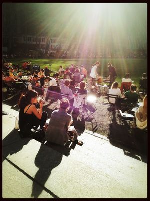 Enjoy the sun at Bryant Park by Fadi Asmar