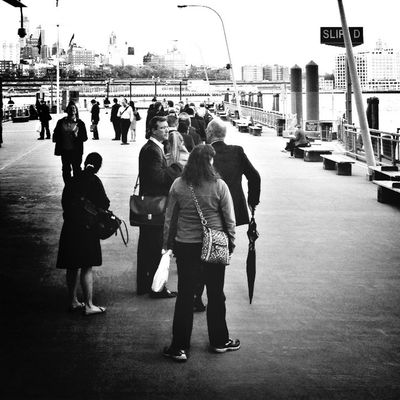 LINE at Pier 11 - Seastreak Ferry Terminal by Philippe Intraligi