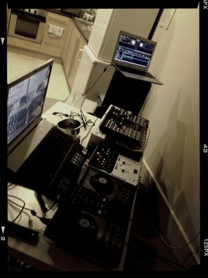 mixing at Old Market Square by Mj Gibbo