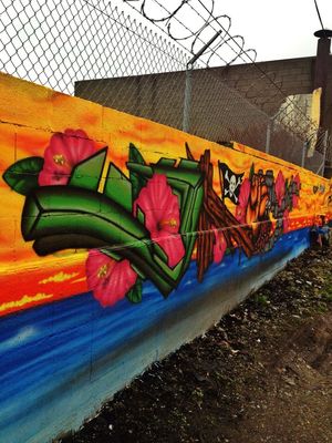 Street Art/Graffiti at @cafe by Chris