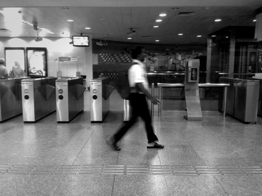 strangers in transit at Singapore by Sherrina Chen