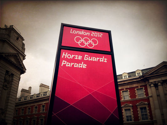 London Olympics 2012 at Admiralty Arch by Laura French