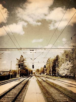train station at Ivanic grad ( grad guzica i sisa ) by expatjournal