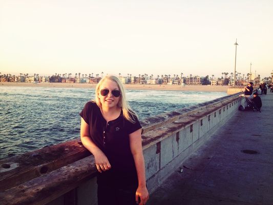 Enjoying the Sun at Venice Pier by Rikke Holand