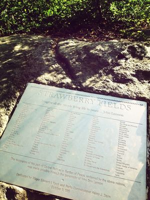 Hanging out at Strawberry Fields by Yukin