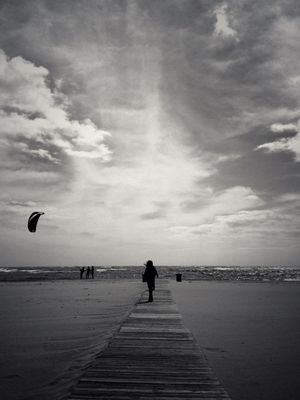 blackandwhite at Playa Isla Canela by luison