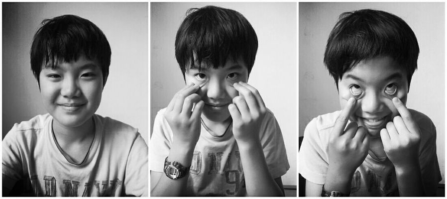black and white portrait by Joni Chng