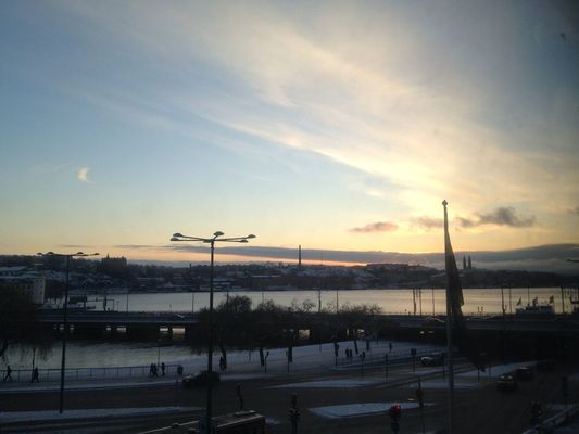 sunset at Sheraton Stockholm Hotel by Fais