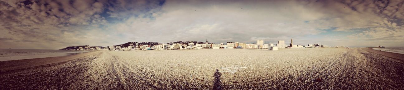 Panorama at Plage du Havre by Sebdevinc
