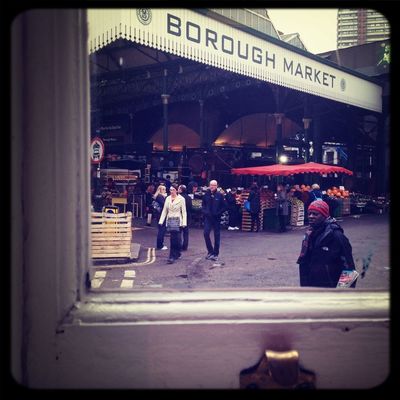 peeking at Borough Market by Mariano