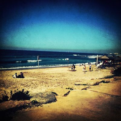 Being a beach bum at Tel Baruch Beach by Lian wagensberg
