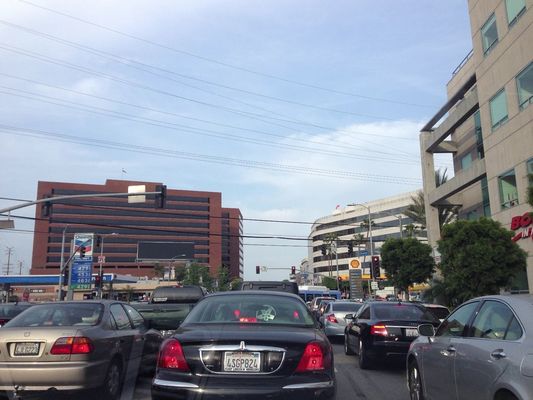 LA Traffic in Hollywood by Joanna Riquett