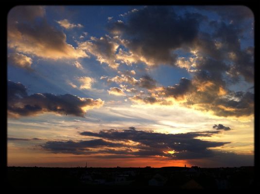 sky in Leipzig by duftbaeumchen