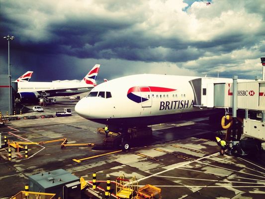 at the airport at London Heathrow Airport (LHR) by ebnak