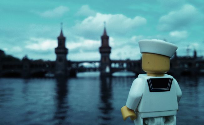 LEGO at Oberbaumbrücke by Borris Häring