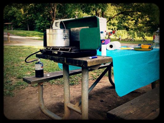 cookin' at St. Francois State Park by Onkel Art