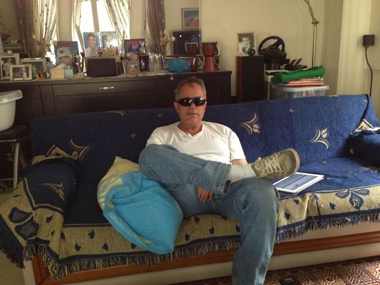 Trying to look like Arnold in Athens by Kostas Kalafatis