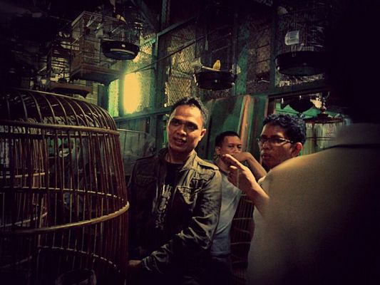 streetphotography at Pramuka Bird Market by soraya rahman