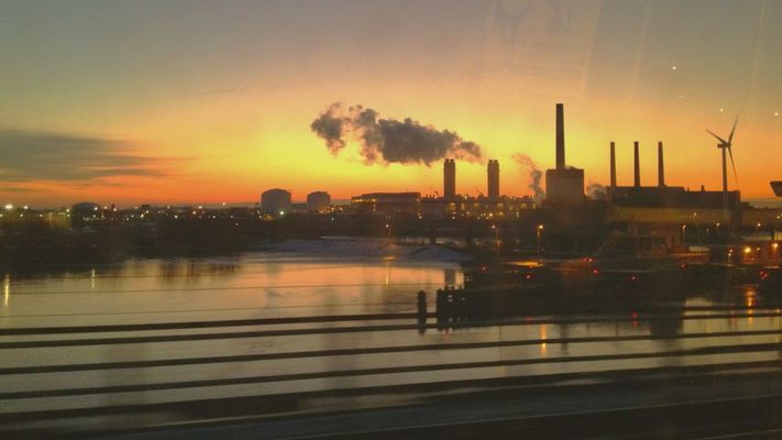 Commuting in Boston by Brendan Miller