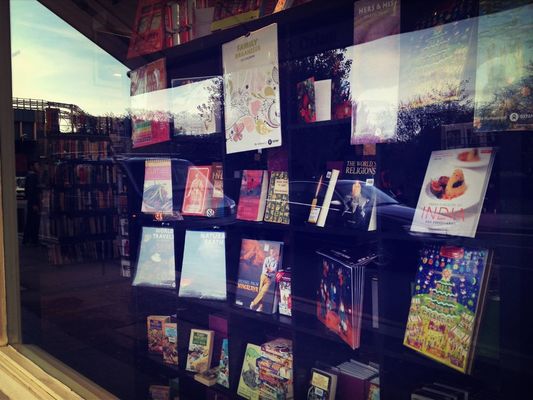 Shopping at Oxfam Bookshop by Amy Schmittauer