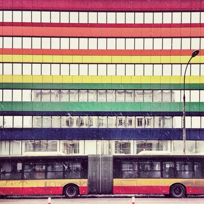 Lines in Warsaw by cimek