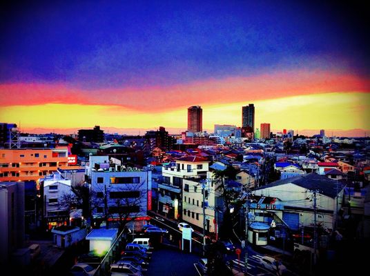sunset at Tokyo by Tomoaki N