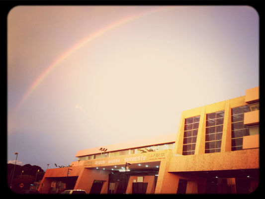 rainbow in Ciudad del Carmen by Francisco Ruben Jimenez Corzo