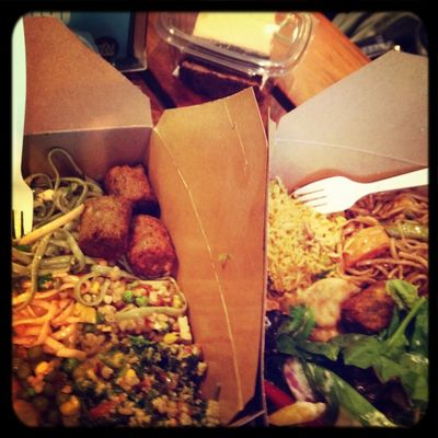 vegan food at Whole Foods by Nicole