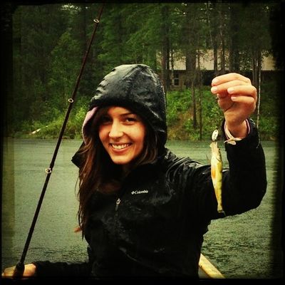 fishing at Duck Lake Vacation Rental by Sarah Downen