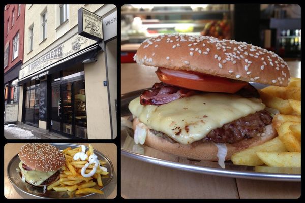 Burger at Rosenburger by Robert Rowe