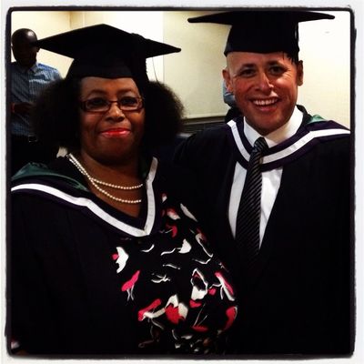 Graduation at Queen Elizabeth Hall by Christopher Wellbelove