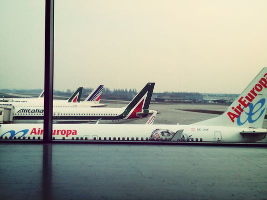 Lines at Aéroport Paris-Charles de Gaulle (CDG) by Ramzi Rizk