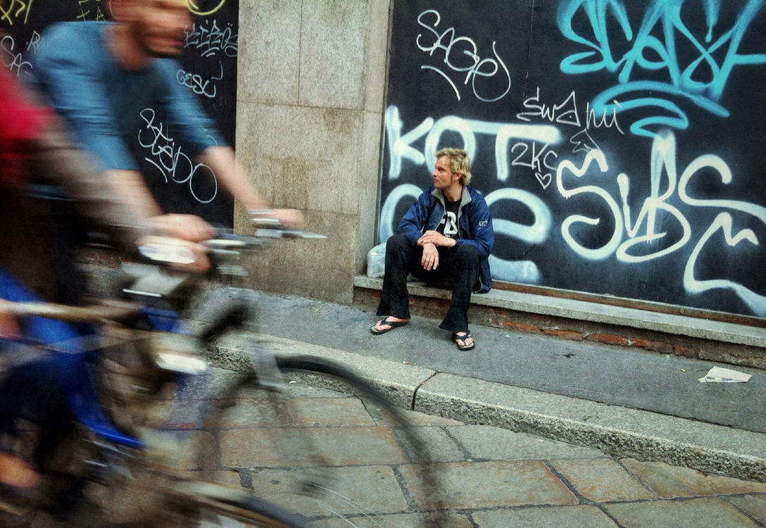 Street Life in Milano by Tenebrogg