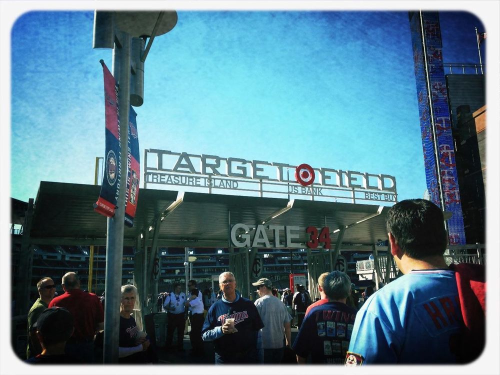 Checking in at Target Plaza @ Target Field by Denrael
