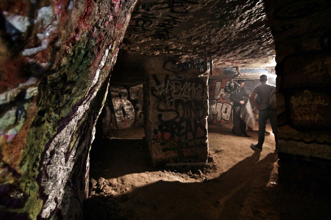 catacombs in Paris by Kinophoto