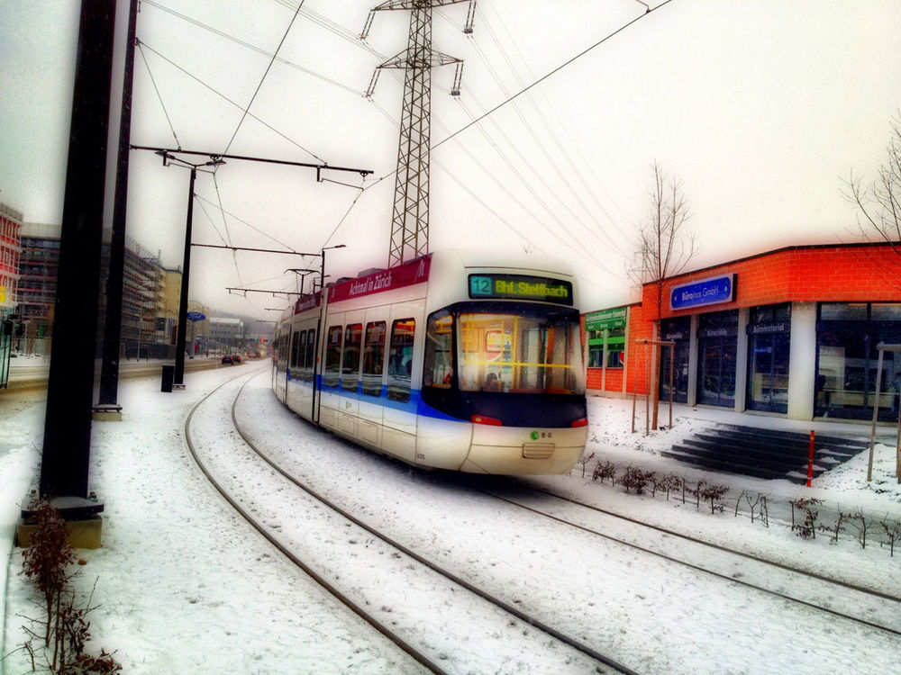 Tram at Dübendorf, Sonnental by Adrian Senn
