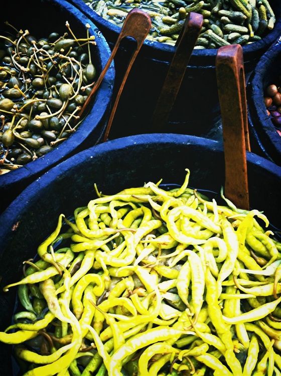Going to market at Plaça De Sarrià by Mar Gual