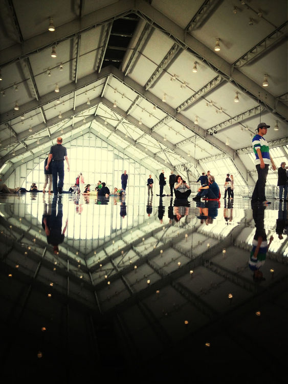 At an exhibition at Deichtorhallen by Heike 