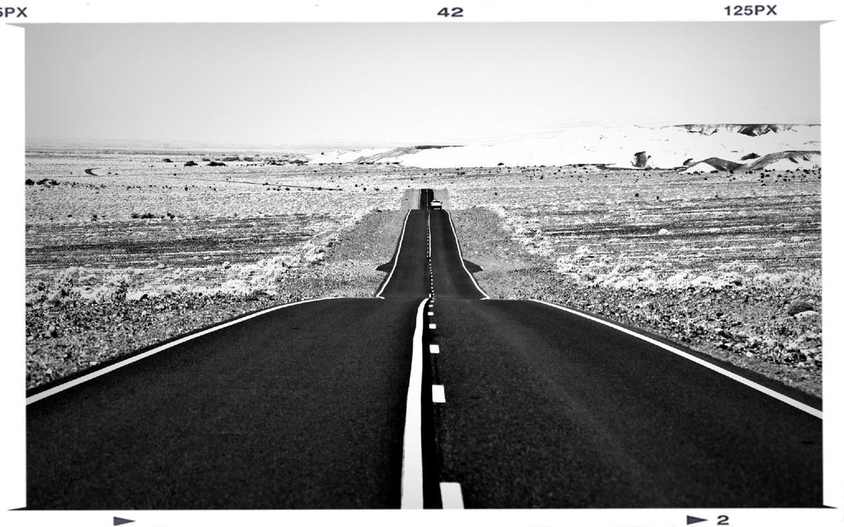 blackandwhite at Ajusco, El Límite by Oswald                       