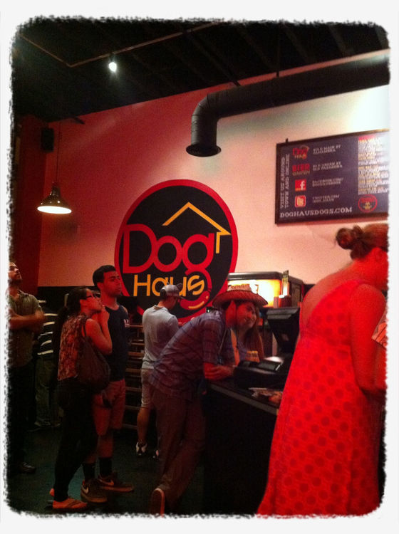 Hot dogs at Dog Haus by Noah