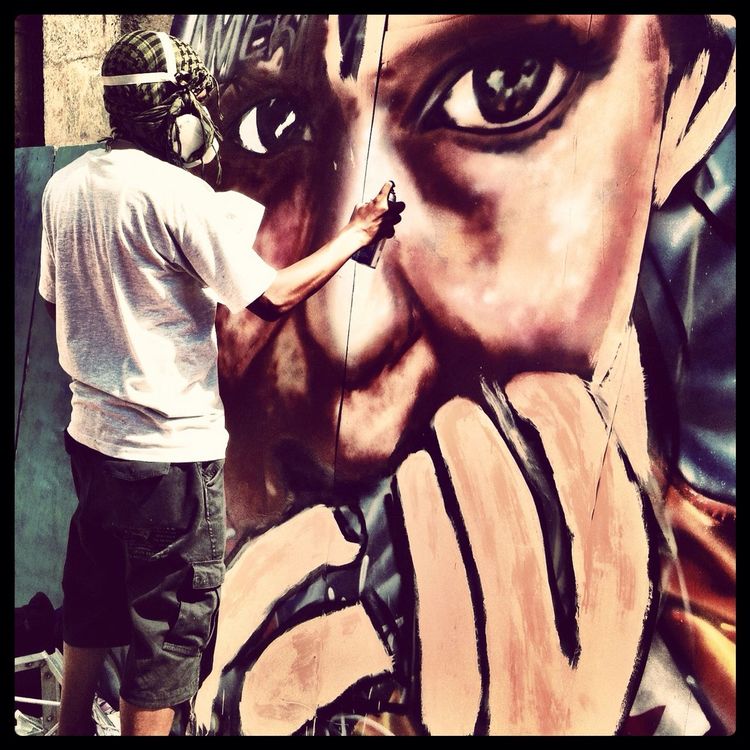 occupying Wall St. at Plaza Colón by takinyerphoto